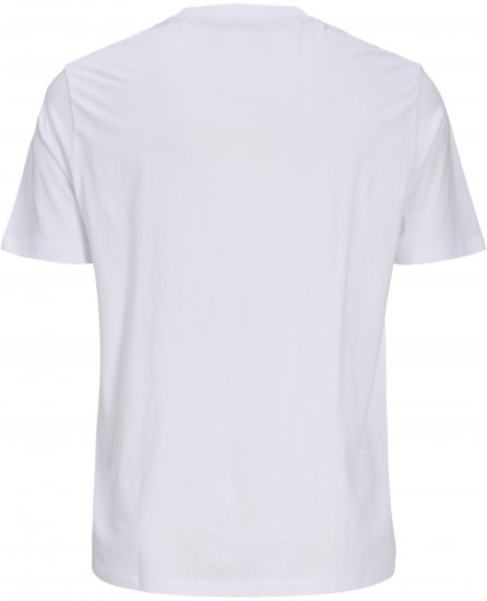 Jack & Jones Blaneo Short Sleeve T-Shirt White - T-särgid - Suured T-särgid 2XL – 14XL
