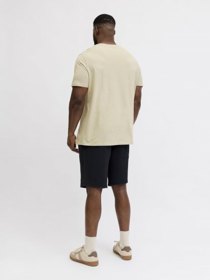 Jack & Jones Blaneo Short Sleeve T-shirt Beige - T-särgid - Suured T-särgid 2XL – 14XL