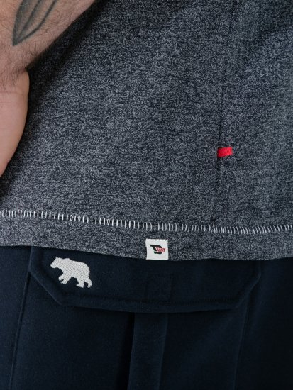 D555 Moyles Newport Beach Woody Car Printed T-Shirt Navy Twist - T-särgid pildiga - 