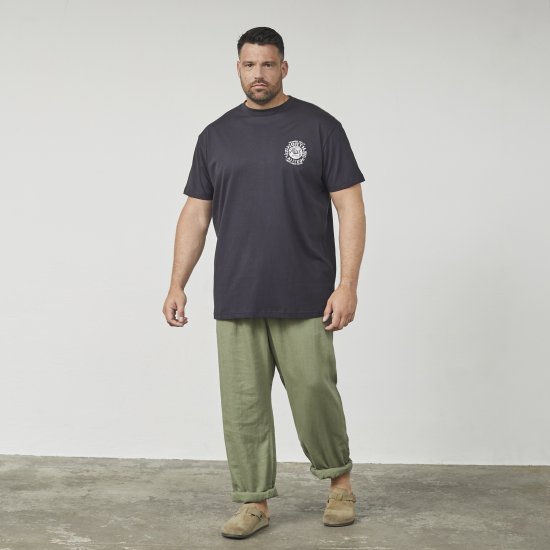 North Latitude 61122 Trükiga T-Särk Must - T-särgid - Suured T-särgid 2XL – 14XL