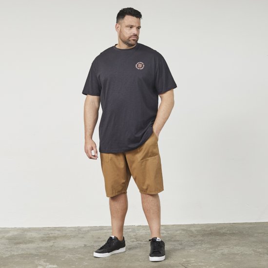North Latitude 61316 Trükiga T-Särk Must - T-särgid - Suured T-särgid 2XL – 14XL