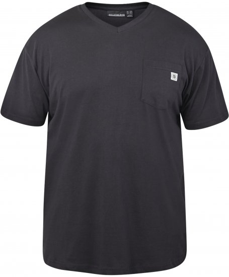 North Latitude 61322 V-Kaelusega T-Särk Must - T-särgid - Suured T-särgid 2XL – 14XL