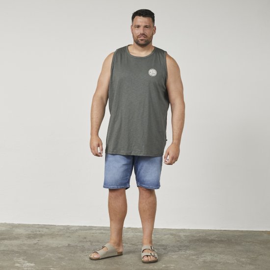 North Latitude 61323 Maika Slub Tume Tolmuroheline - T-särgid - Suured T-särgid 2XL – 14XL