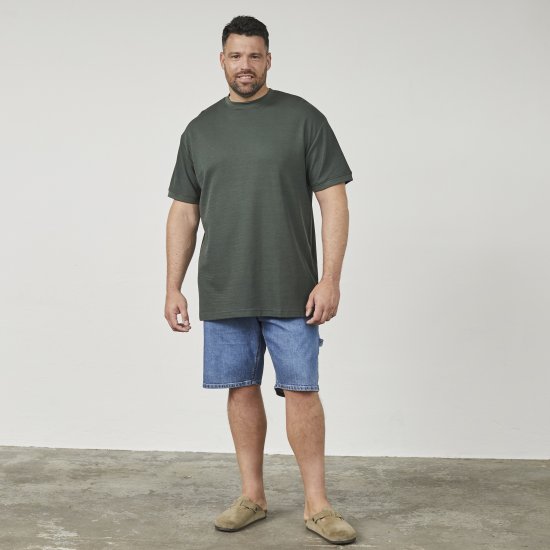 North Latitude 61324 T-Särk Struktuuriga Tume Tolmuroheline - T-särgid - Suured T-särgid 2XL – 14XL