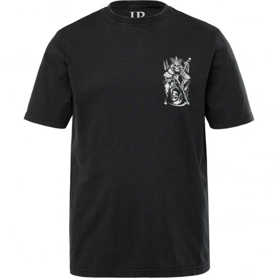 JP1880 T-Shirt Vintage Skeleton Black - T-särgid - Suured T-särgid 2XL – 14XL