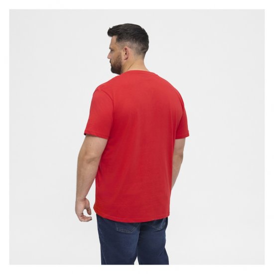 North Latitude T-Shirt O-Neck Red - T-särgid - Suured T-särgid 2XL – 14XL
