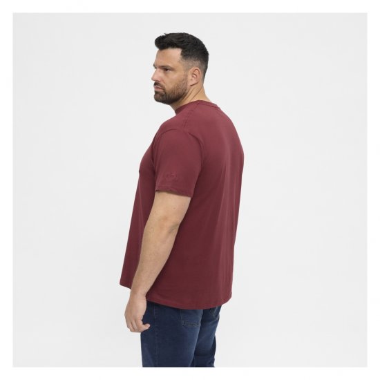 North Latitude T-Shirt O-Neck Bordeaux - T-särgid - Suured T-särgid 2XL – 14XL
