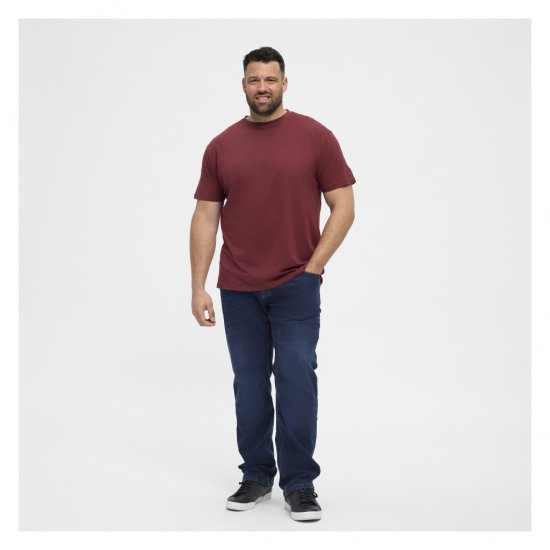 North Latitude T-Shirt O-Neck Bordeaux - T-särgid - Suured T-särgid 2XL – 14XL