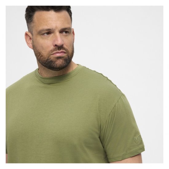 North Latitude T-Shirt O-Neck Olive Green - T-särgid - Suured T-särgid 2XL – 14XL