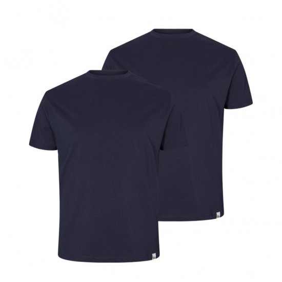North Latitude Denim 2-Pack T-Shirt Navy Blue - T-särgid - Suured T-särgid 2XL – 14XL
