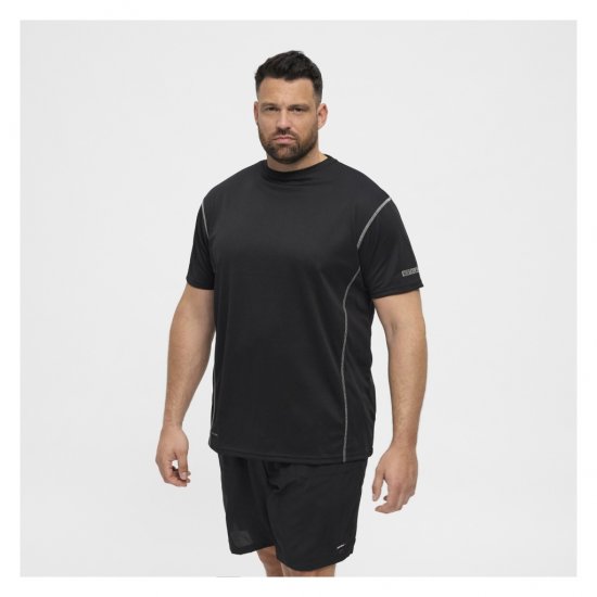 North Latitude Sport Tech T-Shirt Black - T-särgid - Suured T-särgid 2XL – 14XL