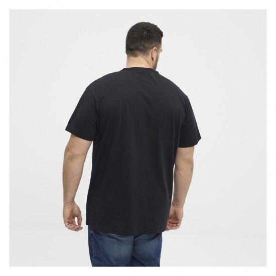 North Latitude Denim Printed Logo T-Shirt Black - T-särgid - Suured T-särgid 2XL – 14XL