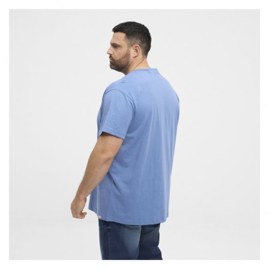 North Latitude Denim Printed Logo T-Shirt Dusty Blue - T-särgid - Suured T-särgid 2XL – 14XL