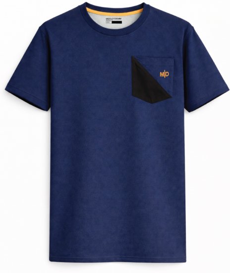 Motley Denim Milan T-särk Tume indigo - T-särgid - Suured T-särgid 2XL – 14XL