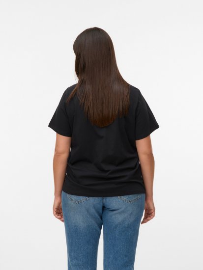 Vero Moda Paulina T-Shirt Black - T-särgid - 
