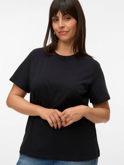 Vero Moda Paulina T-Shirt Black - T-särgid - 