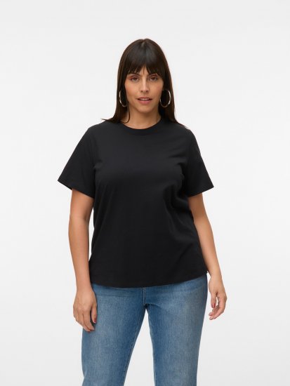Vero Moda Paulina T-Shirt Black - T-särgid - 