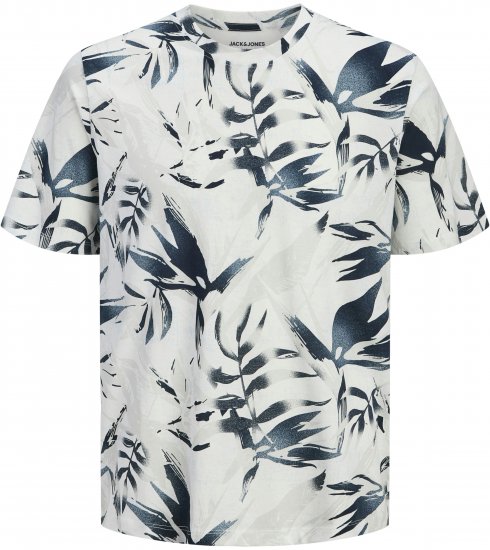 Jack & Jones Honolulu T-Shirt White - T-särgid - Suured T-särgid 2XL – 14XL
