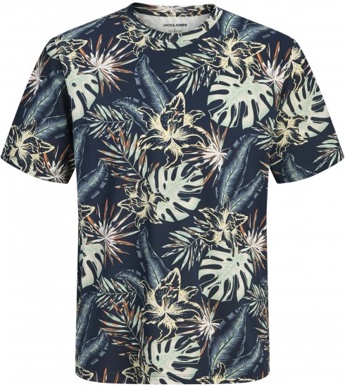 Jack & Jones Honolulu T-Shirt Navy - T-särgid - Suured T-särgid 2XL – 14XL
