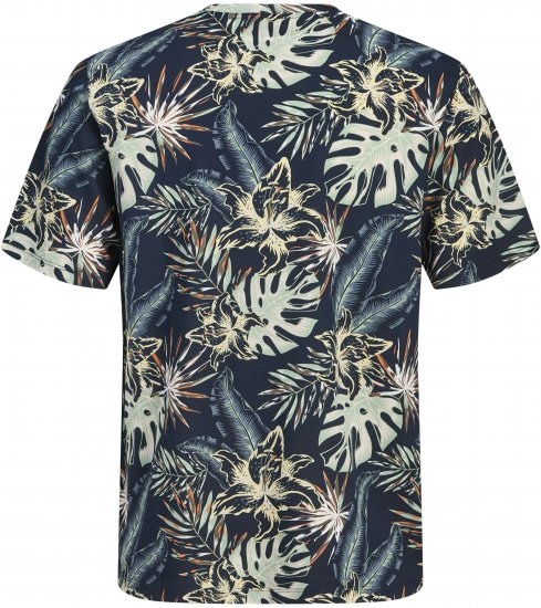Jack & Jones Honolulu T-Shirt Navy - T-särgid - Suured T-särgid 2XL – 14XL