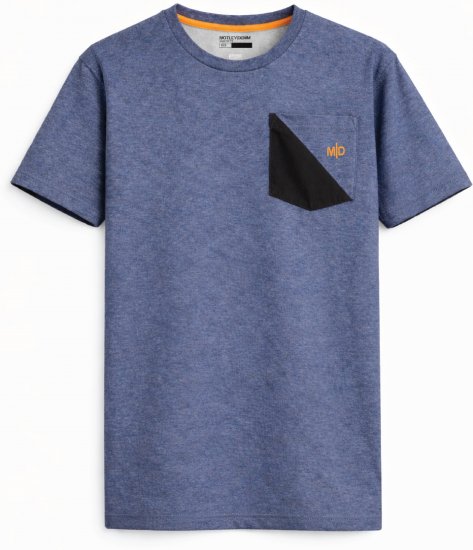 Motley Denim Milan T-särk Hele indigo - T-särgid - Suured T-särgid 2XL – 14XL