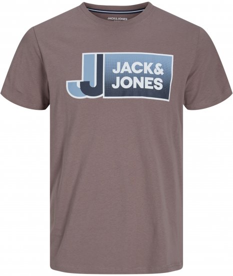 Jack & Jones Logan T-Shirt Brown - T-särgid - Suured T-särgid 2XL – 14XL