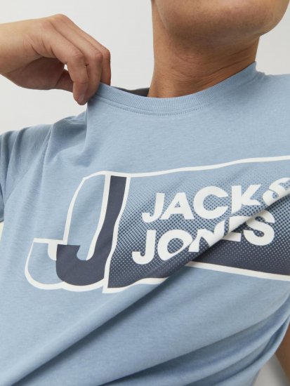 Jack & Jones Logan T-Shirt Turquoise - T-särgid - Suured T-särgid 2XL – 14XL