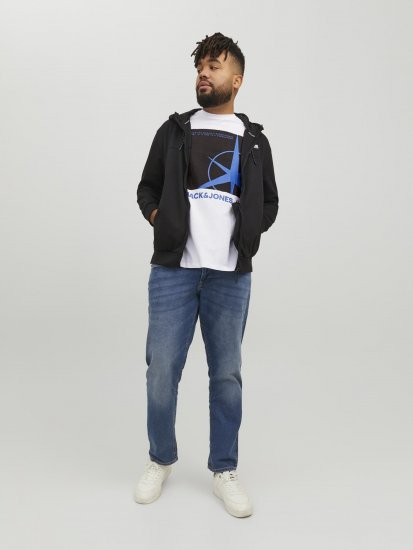 Jack & Jones Conrad T-Shirt White - T-särgid - Suured T-särgid 2XL – 14XL