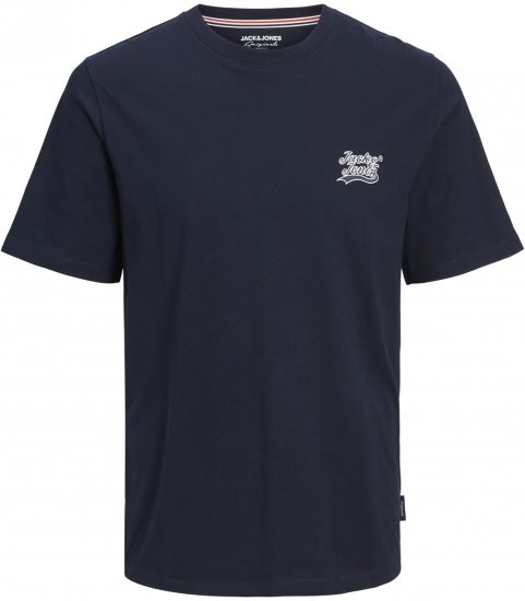 Jack & Jones Trevor T-Shirt Navy - T-särgid - Suured T-särgid 2XL – 14XL