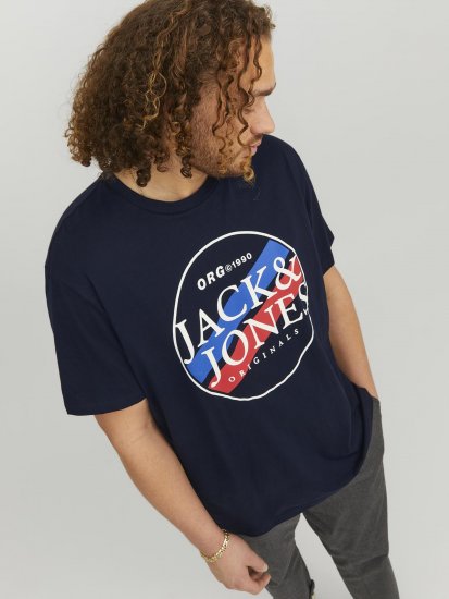 Jack & Jones Codyy T-Shirt Navy - T-särgid - Suured T-särgid 2XL – 14XL