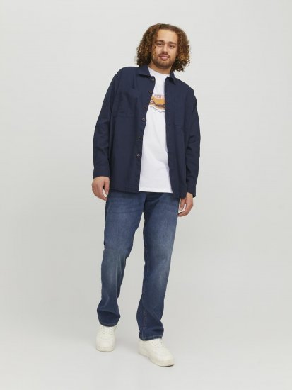 Jack & Jones Copenhagen Photo T-Shirt White - T-särgid - Suured T-särgid 2XL – 14XL