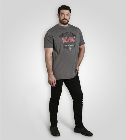 D555 Clydebank T-Shirt Official AC/DC Black Ice Grey - T-särgid - Suured T-särgid 2XL – 14XL