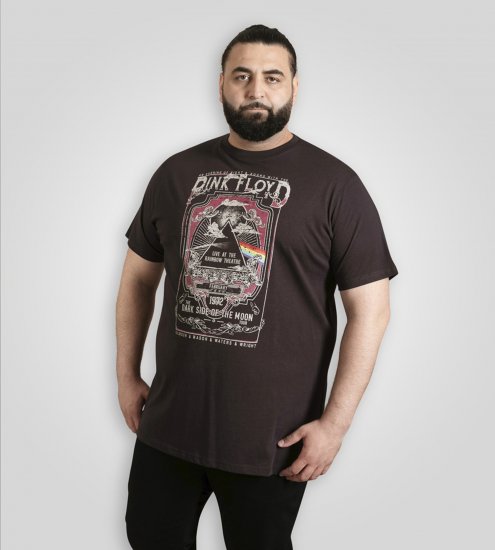 D555 Blackpool T-Shirt Official Pink Floyd Black - T-särgid - Suured T-särgid 2XL – 14XL