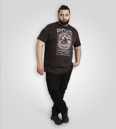 D555 Blackpool T-Shirt Official Pink Floyd Black - T-särgid - Suured T-särgid 2XL – 14XL