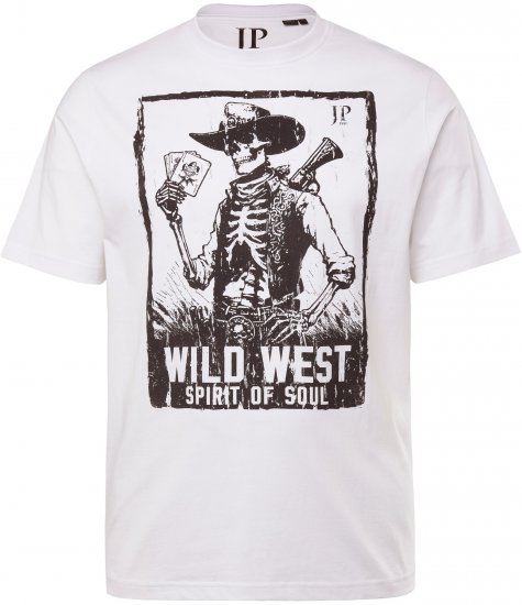 JP1880 T-Shirt 2-Pack Wild West Black And White - T-särgid - Suured T-särgid 2XL – 14XL