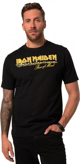JP1880 Iron Maiden Piece Of Mind T-Shirt Black - Bändi T-särgid - 