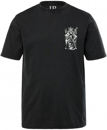 JP1880 T-Shirt Vintage Skeleton Black - T-särgid - Suured T-särgid 2XL – 14XL