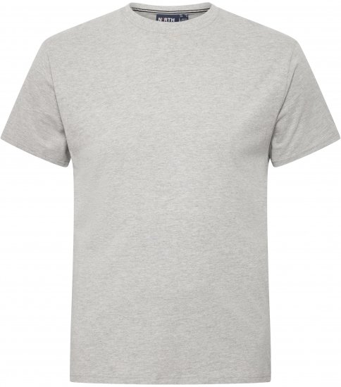 North Latitude T-Shirt O-Neck Grey Melange TALL - TALL T-särgid - T-särgid pikkadele meestele
