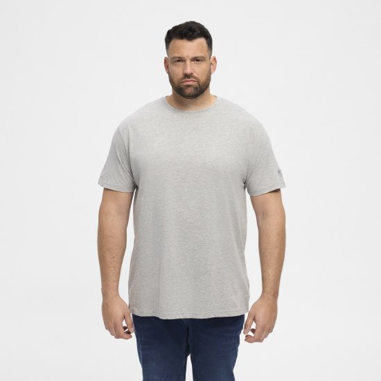 North Latitude T-Shirt O-Neck Grey Melange TALL - TALL T-särgid - T-särgid pikkadele meestele