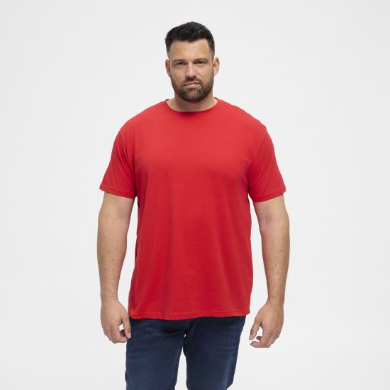 North Latitude T-Shirt O-Neck Red TALL - TALL T-särgid - T-särgid pikkadele meestele