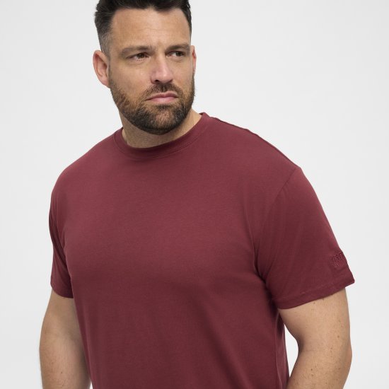 North Latitude T-Shirt O-Neck Bordeaux TALL - TALL T-särgid - T-särgid pikkadele meestele