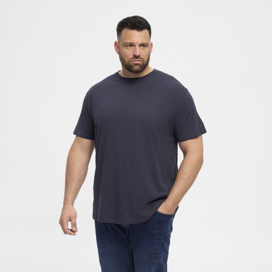 North Latitude T-Shirt O-Neck Navy Blue TALL - TALL T-särgid - T-särgid pikkadele meestele