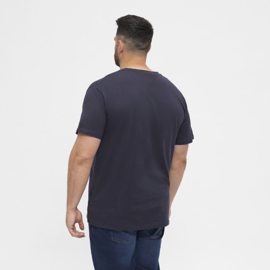 North Latitude T-Shirt O-Neck Navy Blue TALL - TALL T-särgid - T-särgid pikkadele meestele
