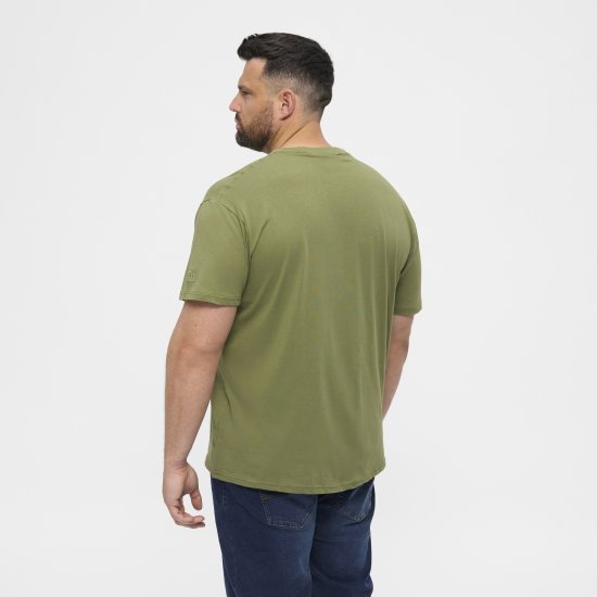 North Latitude T-Shirt O-Neck Olive Green TALL - TALL T-särgid - T-särgid pikkadele meestele