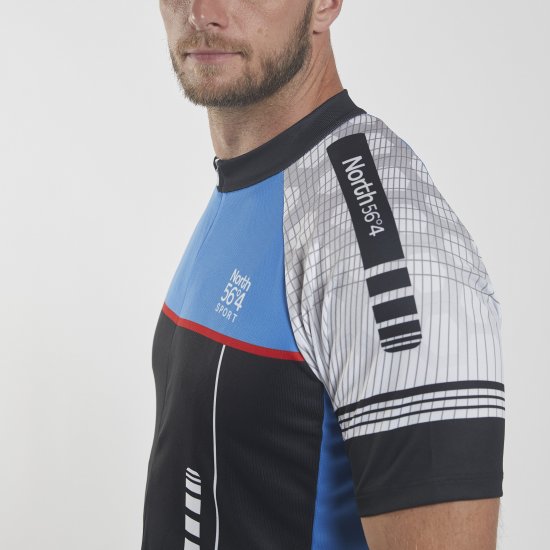 North Latitude Sport Bike T-Shirt Black TALL - Spordiriided & outdoor - Suured suurused meeste spordiriided