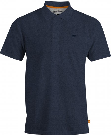 Motley Denim Bratislava Polo Dark Indigo - Polosärgid - Meeste suured polosärgid 2XL – 8XL