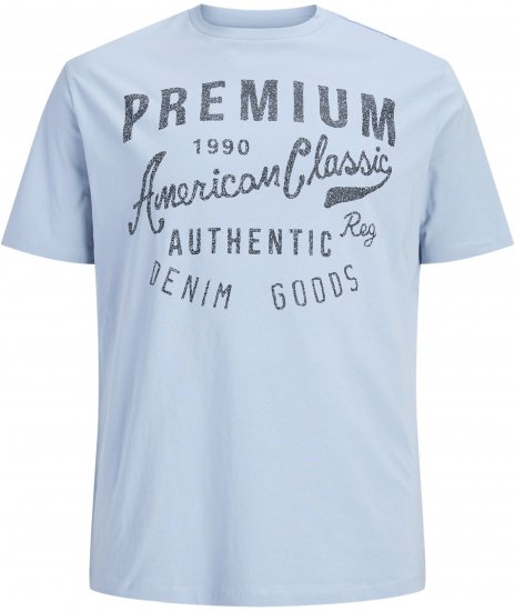 Jack & Jones Alex T-Särk Helesinine - T-särgid - Suured T-särgid 2XL – 14XL