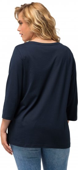 Ulla Popken City Name Graphic Tee Navy - Trükitud/pildiga T-särgid naistele - 