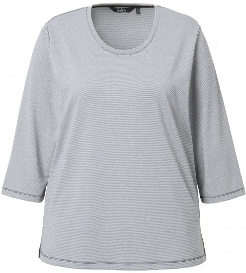 Ulla Popken Decorative Seam Short Sleeve Tee Grey - T-särgid - 