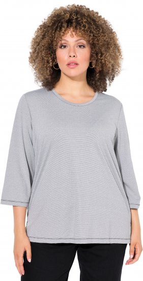 Ulla Popken Decorative Seam Short Sleeve Tee Grey - T-särgid - 